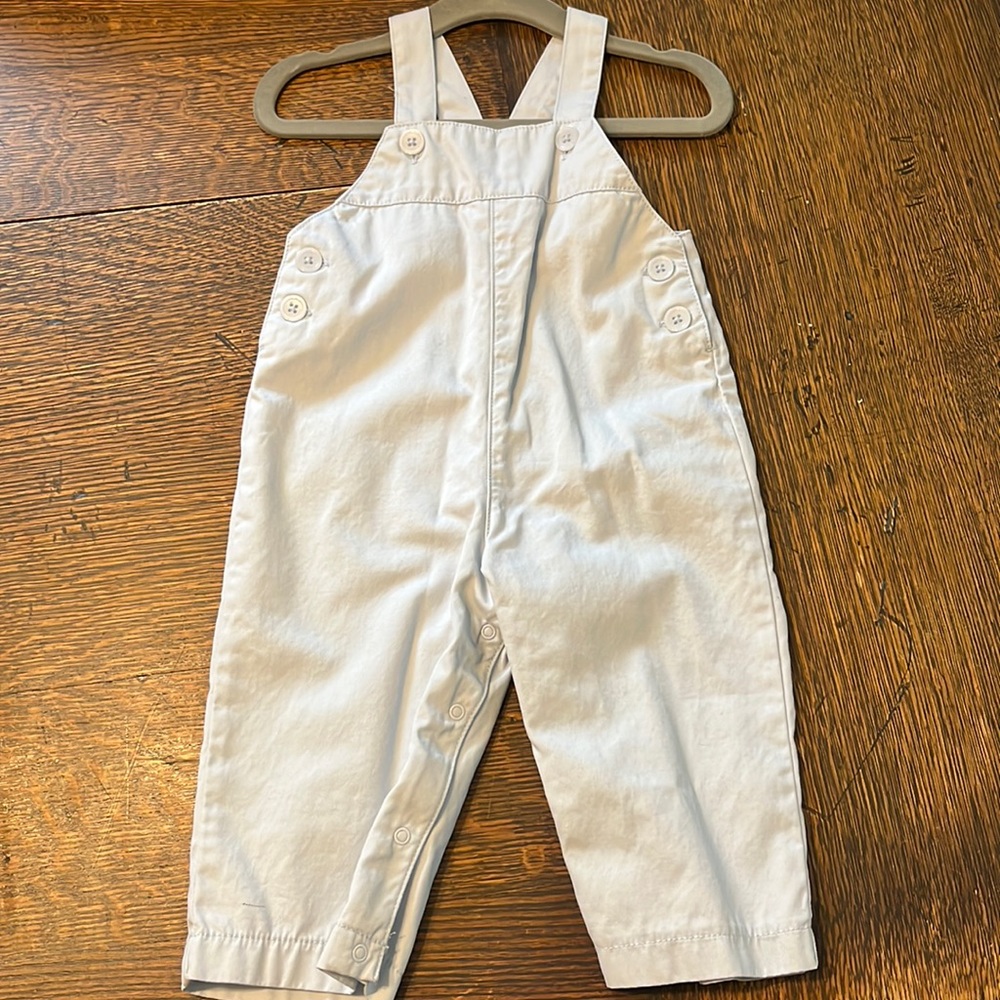 Light blue boys overalls